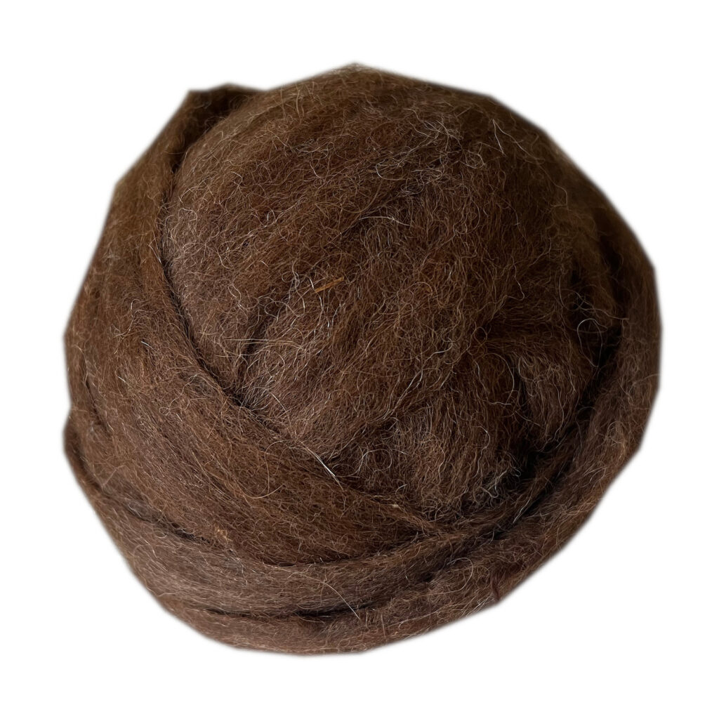Alpaca Fleece – Brown (legs and neck)