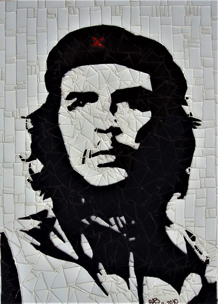 Handcrafted Glass Mosaic - Che Guevara