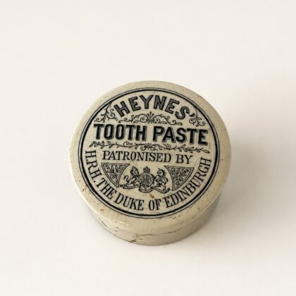 Antique Heynes’ Tooth paste Jar