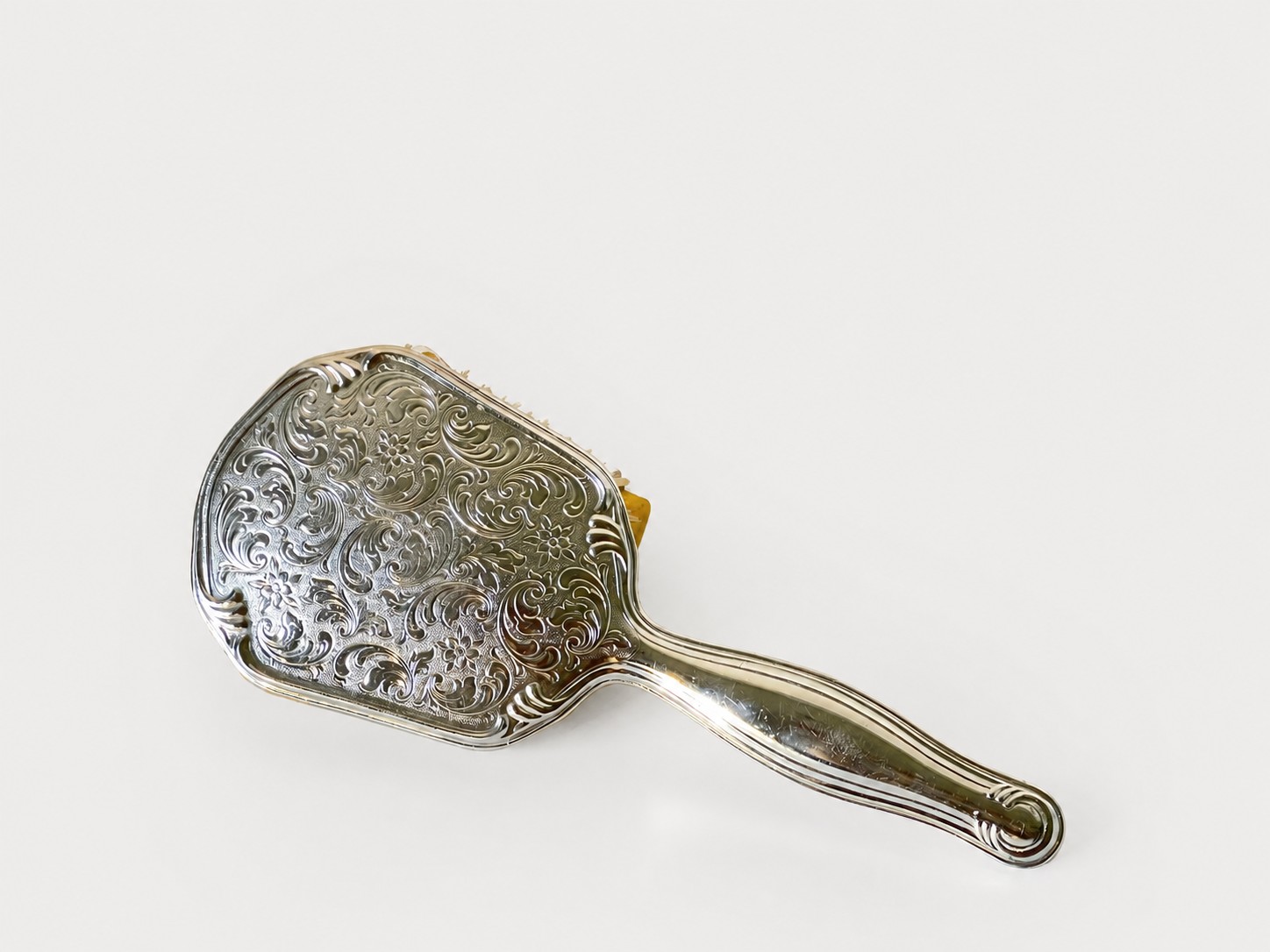Vintage Silver Plated Mirror, Brush and Comb set with original Coffret. - Image 15