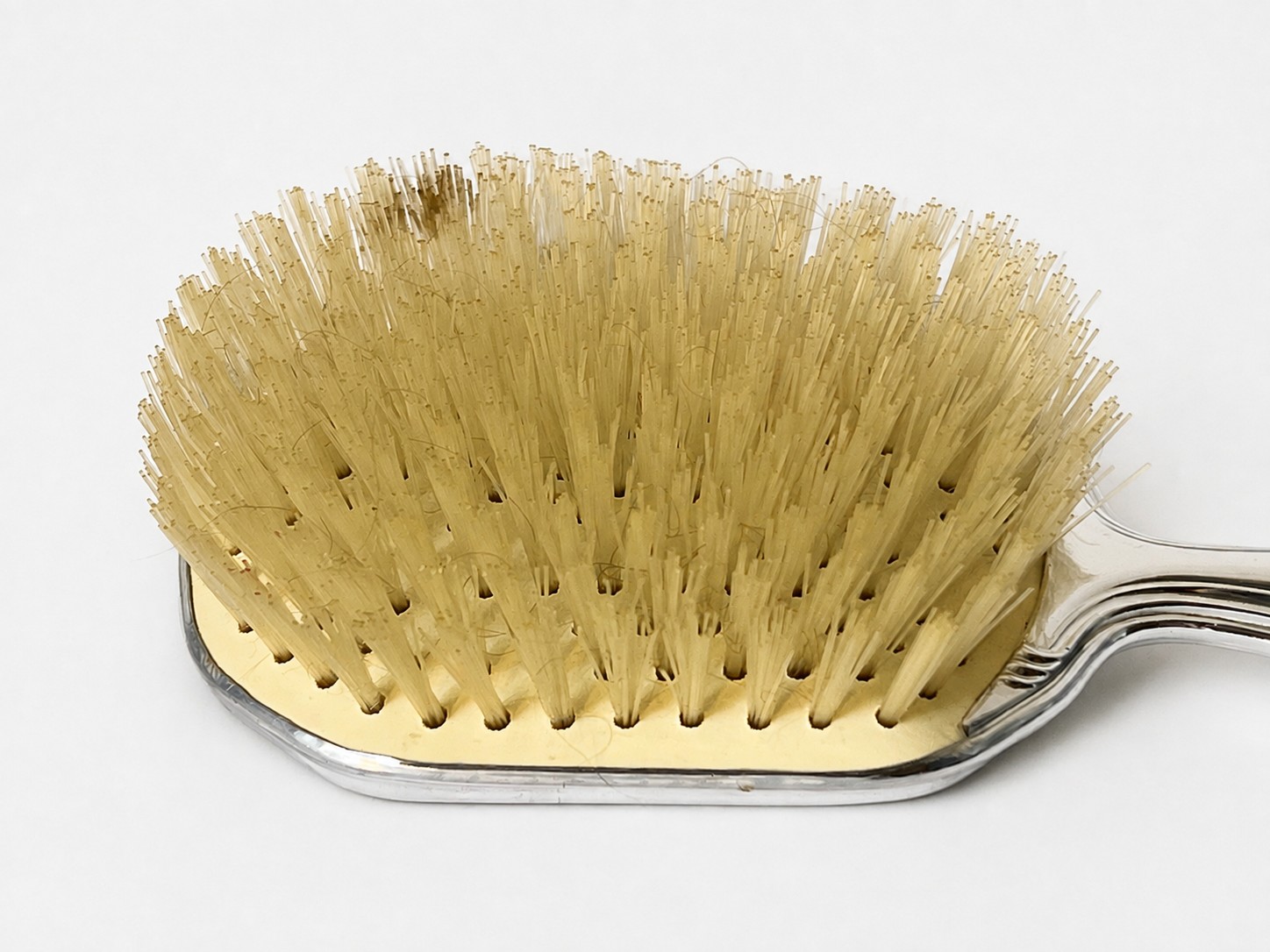Vintage Silver Plated Mirror, Brush and Comb set with original Coffret. - Image 17
