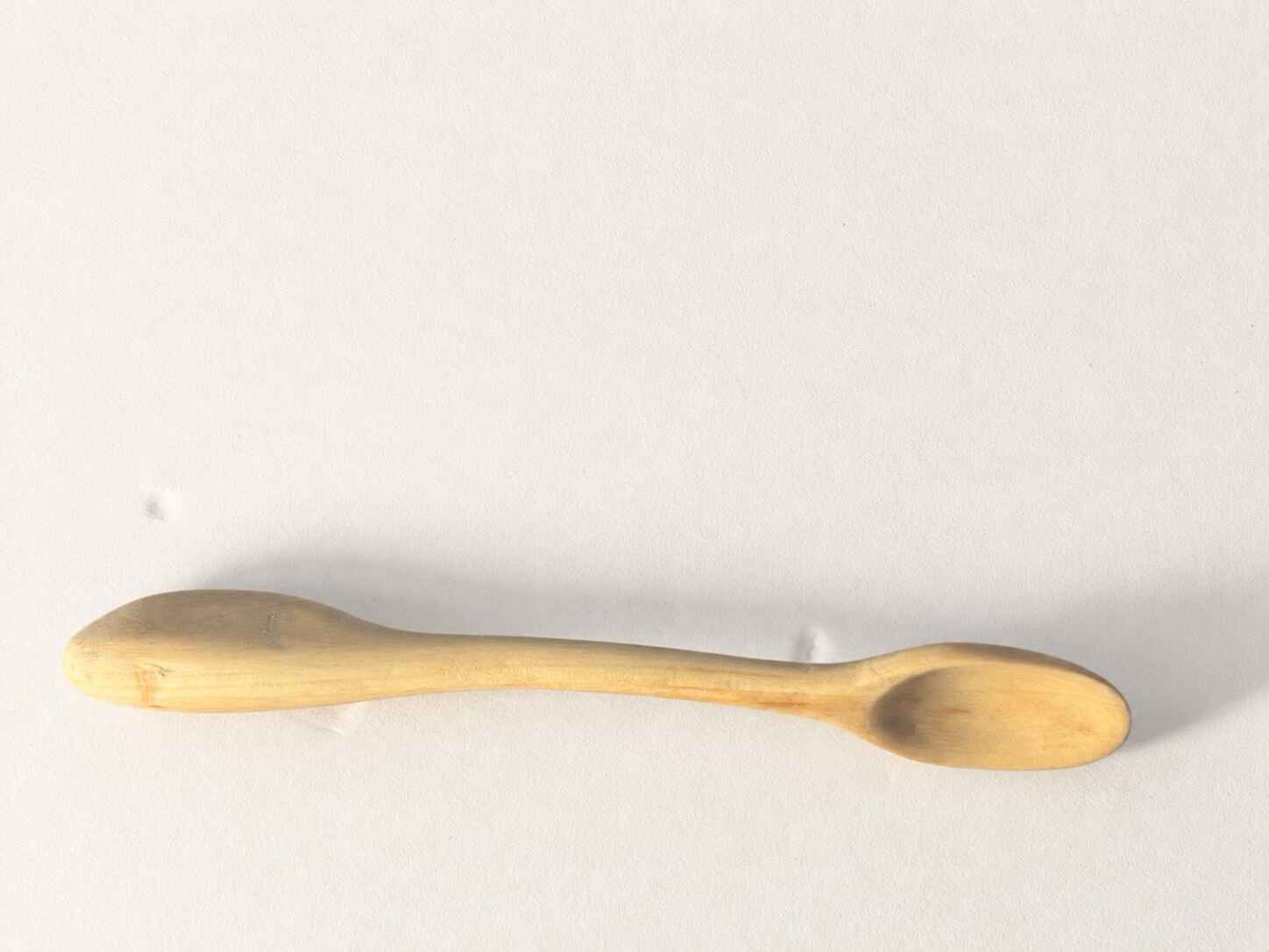 Hand carved Olive wood spoon 10cm - Image 3