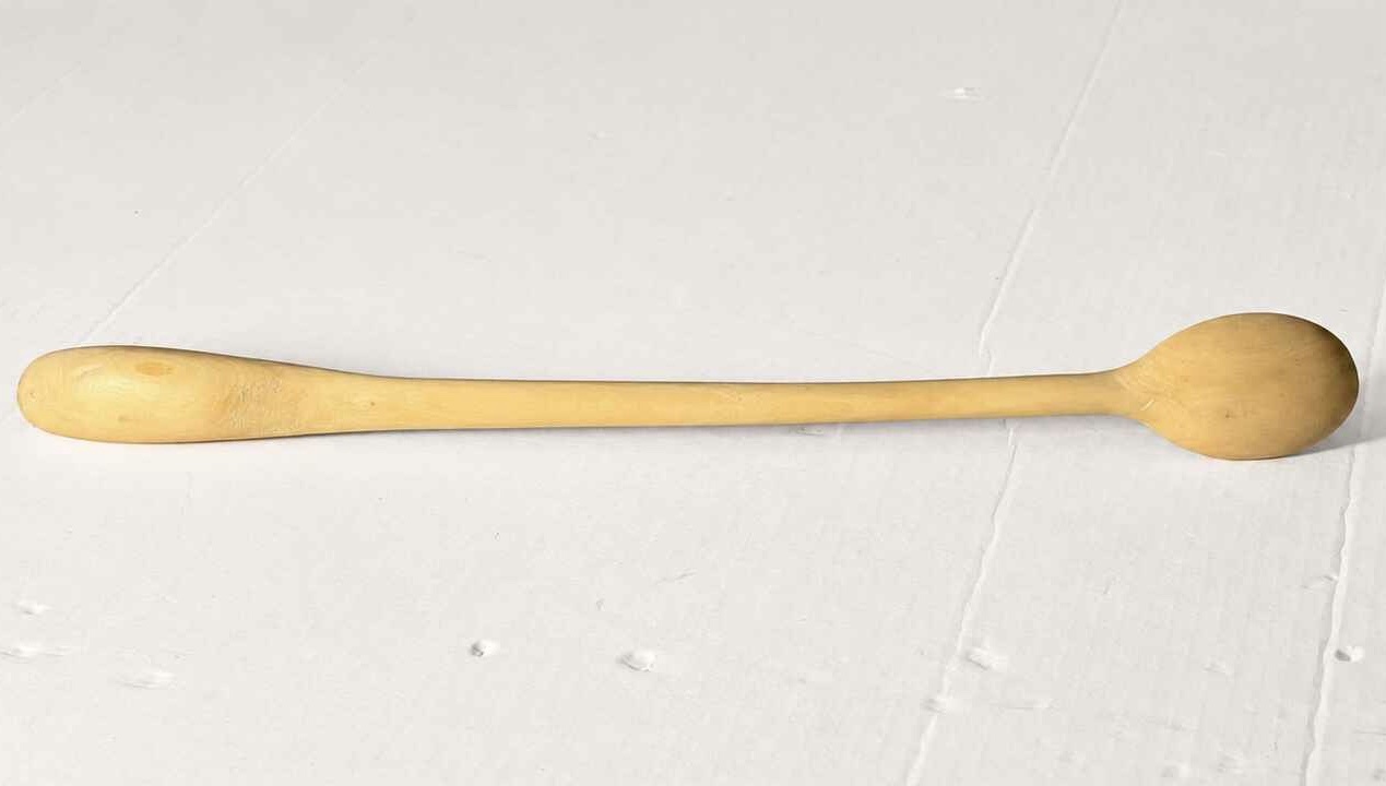 Hand carved Olive wood spoon 22cm - Image 4