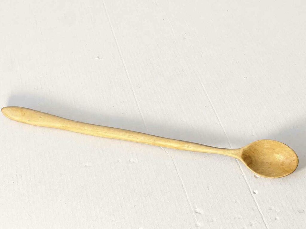Hand carved Olive wood spoon 27,5cm