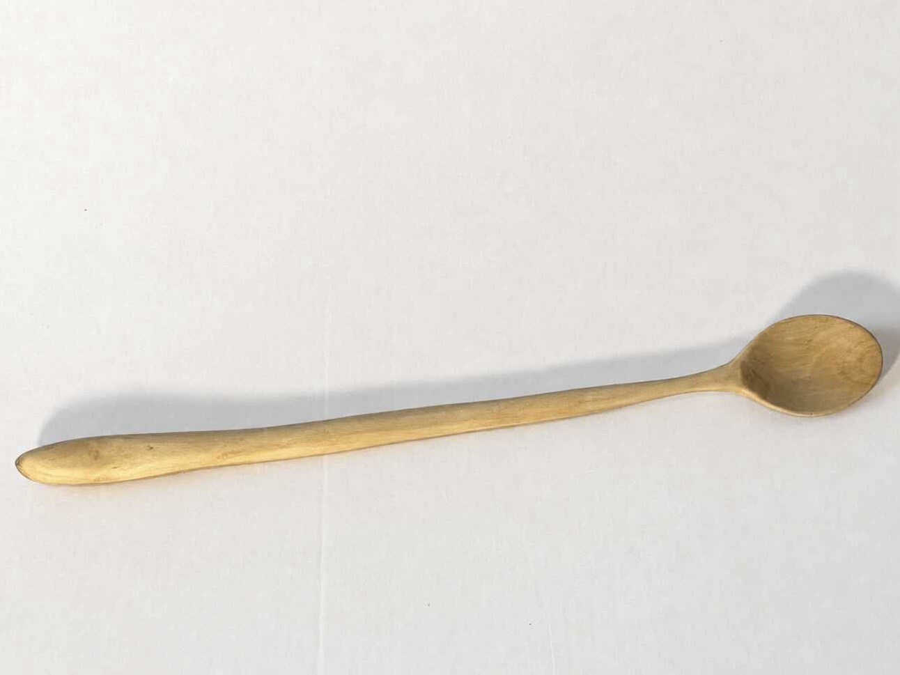 Hand carved Olive wood spoon 27,5cm - Image 2