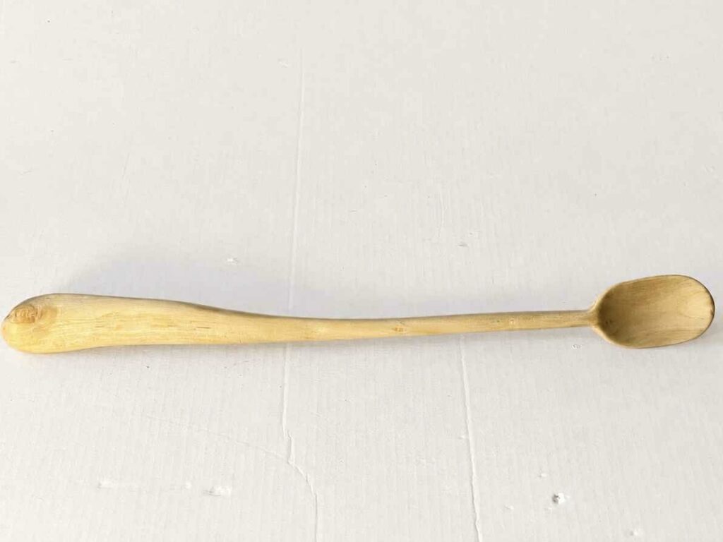 Hand carved Olive wood spoon 27cm