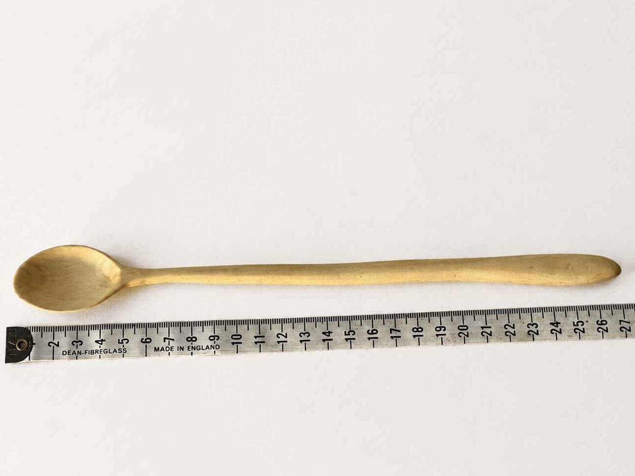 Hand carved Olive wood spoon 27,5cm - Image 4