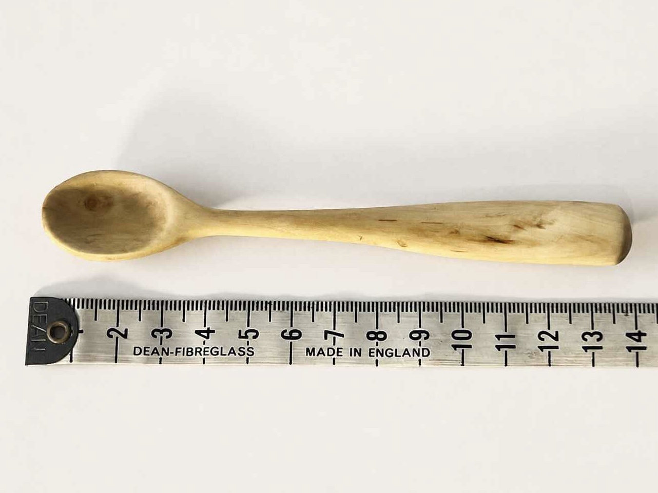 Hand carved Olive wood spoon 13.5cm - Image 5
