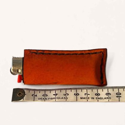 Hand Stitched Leather lighter cover