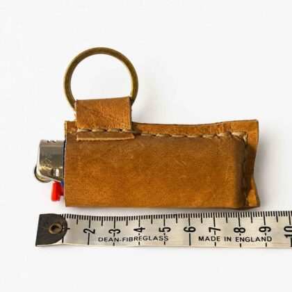 Hand Stitched Leather lighter cover