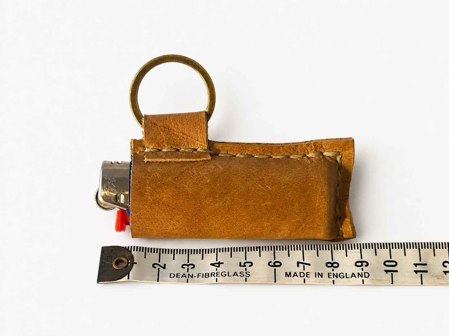 Hand Stitched Leather lighter cover