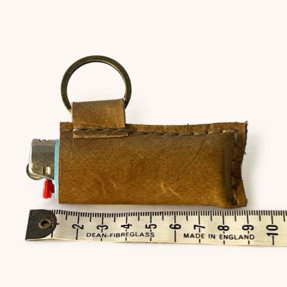 Hand Stitched Leather lighter cover