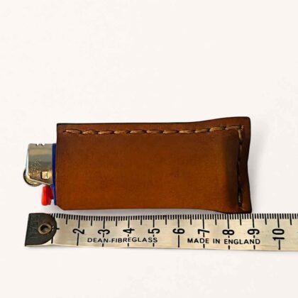 Hand Stitched Leather lighter cover