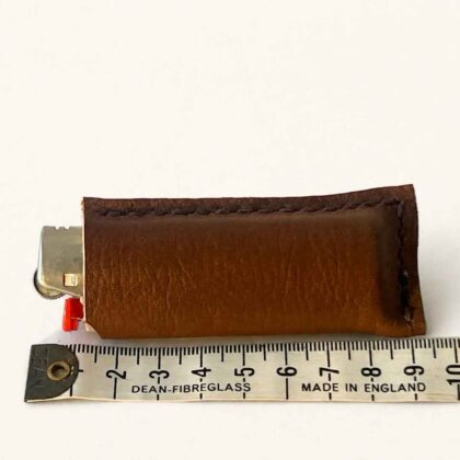 Hand Stitched Leather lighter cover