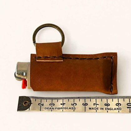 Hand Stitched Leather lighter cover