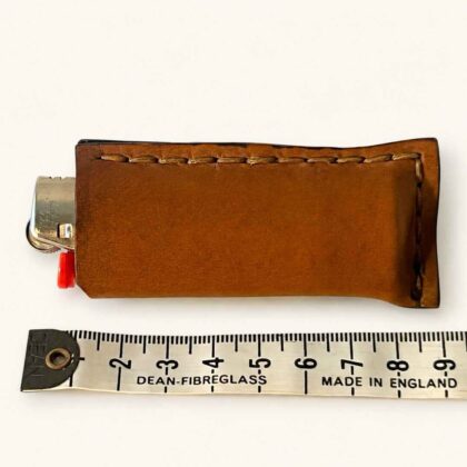 Hand Stitched Leather lighter cover