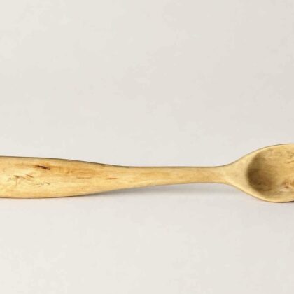 Hand carved Olive wood spoon 13.5cm