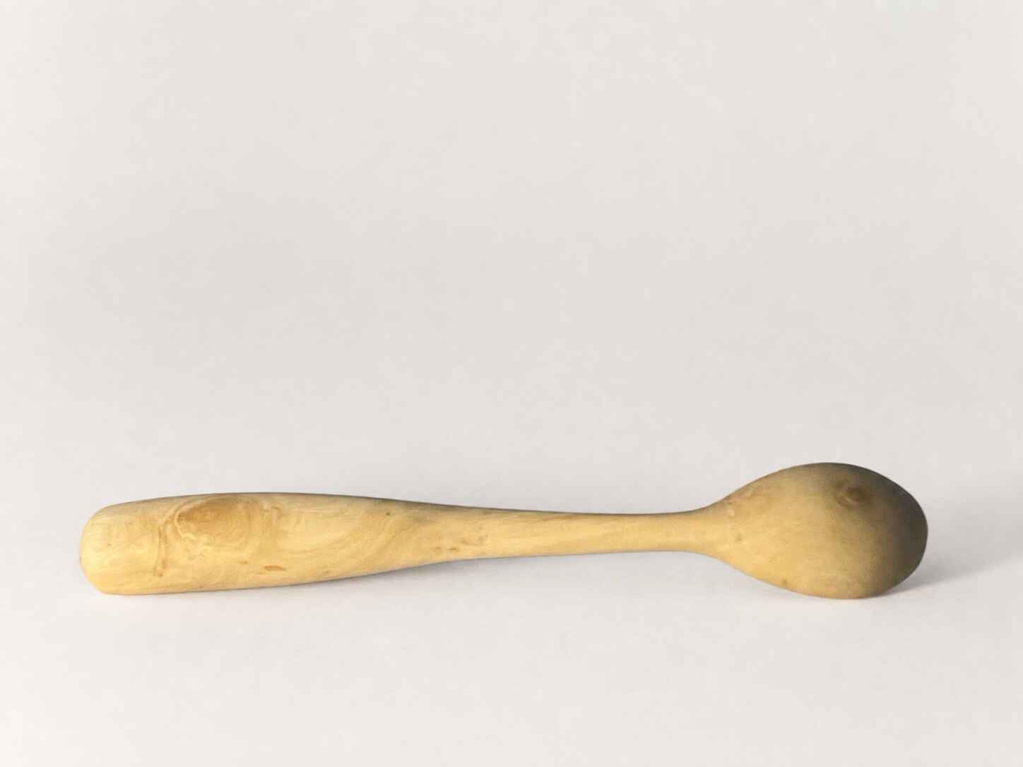 Hand carved Olive wood spoon 13.5cm - Image 3