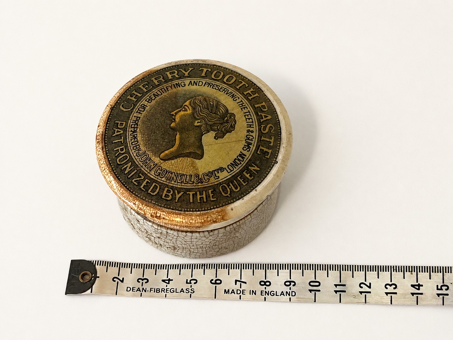 Antique John Gosnell & co Tooth paste Jar - Image 6