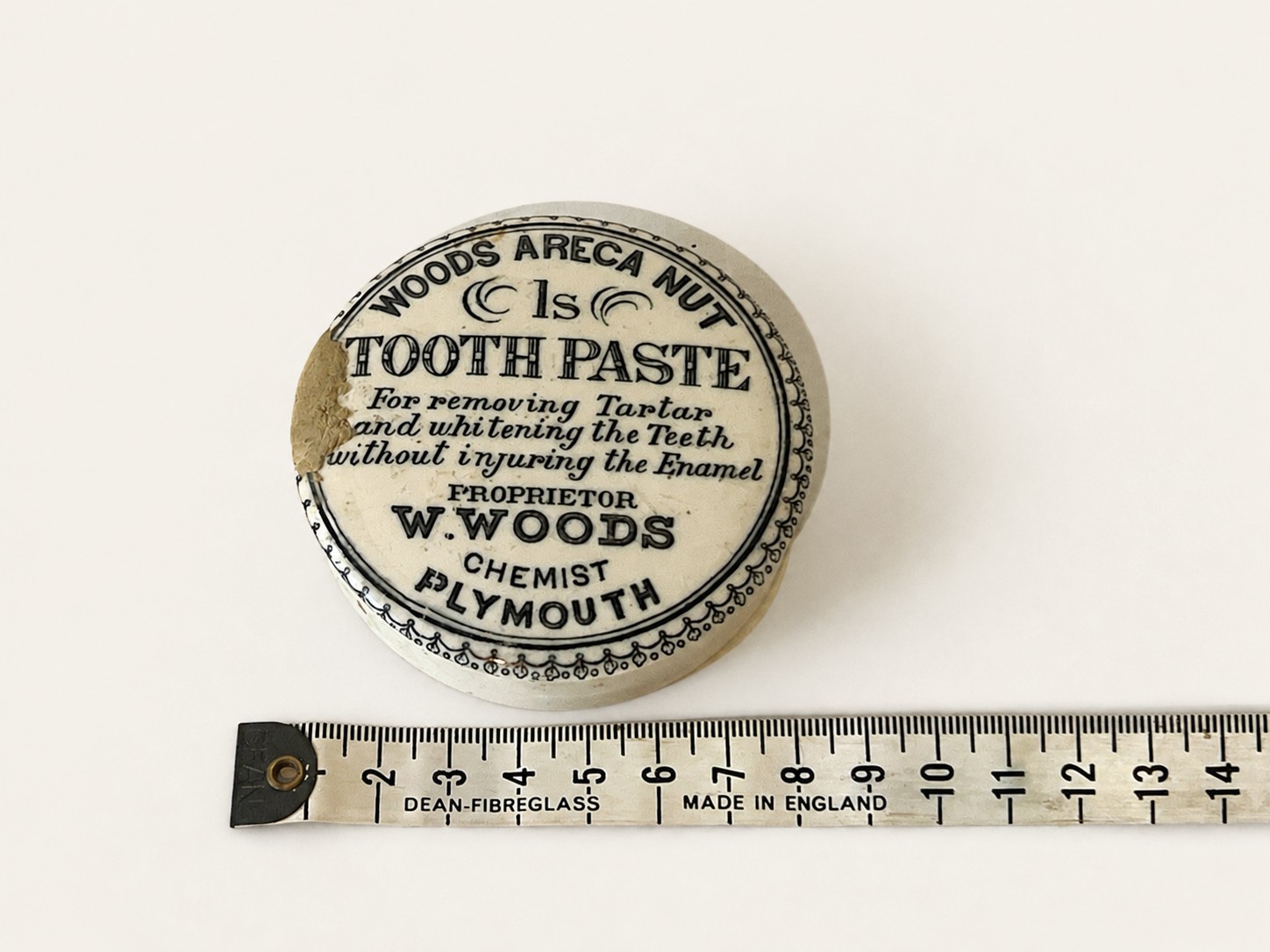 Antique Woods Tooth Paste Jar lid - Image 7