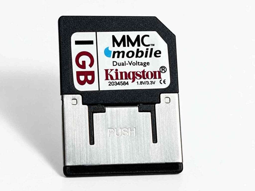 1GB MMC Mobile Kingston memory card