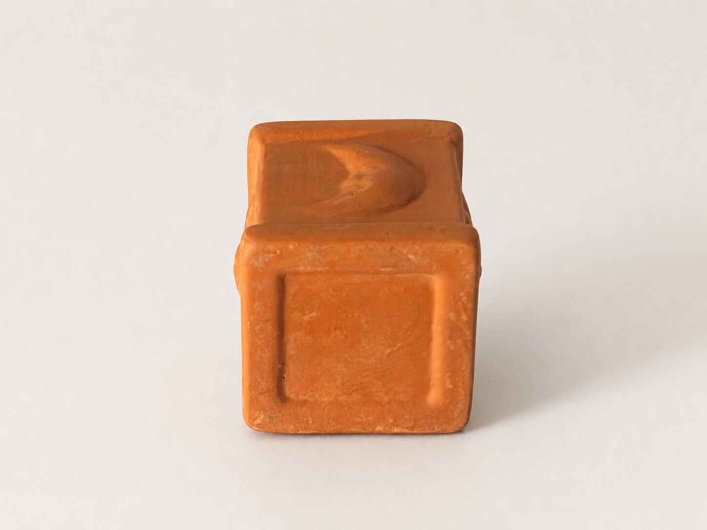 Square Terracotta Sun and Moon Candle - Image 5