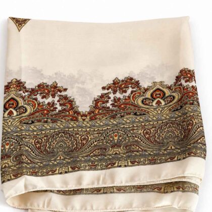 Cream Square light weight scarf