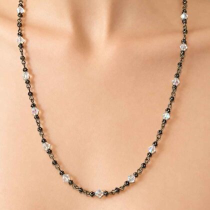 Lindsay Beaded Link Necklace