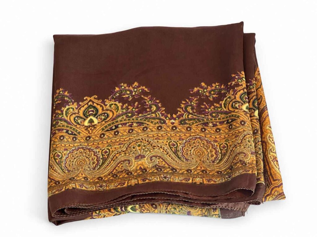 Brown Square light weight scarf
