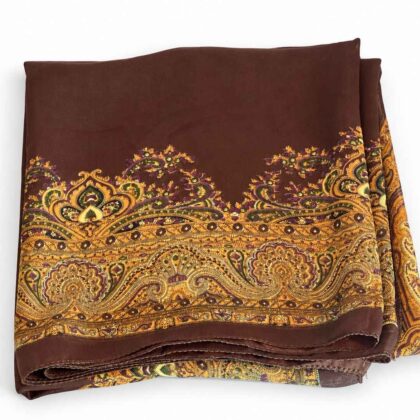Brown Square light weight scarf