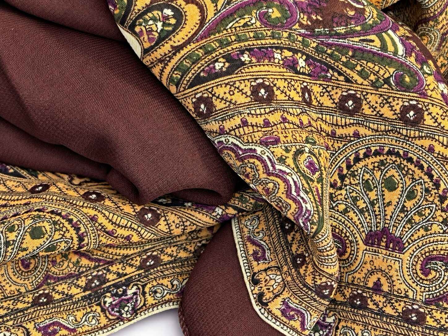 Brown Square light weight scarf - Image 5