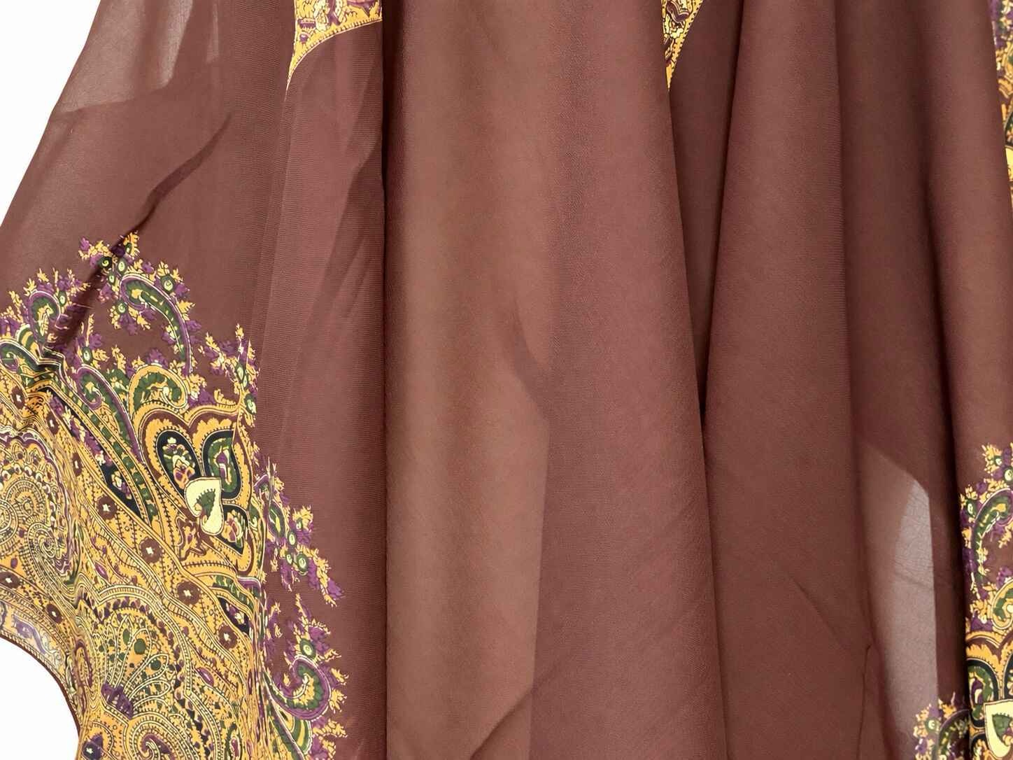 Brown Square light weight scarf - Image 2