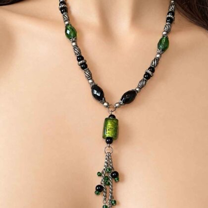 Becky Emerald Forest necklace