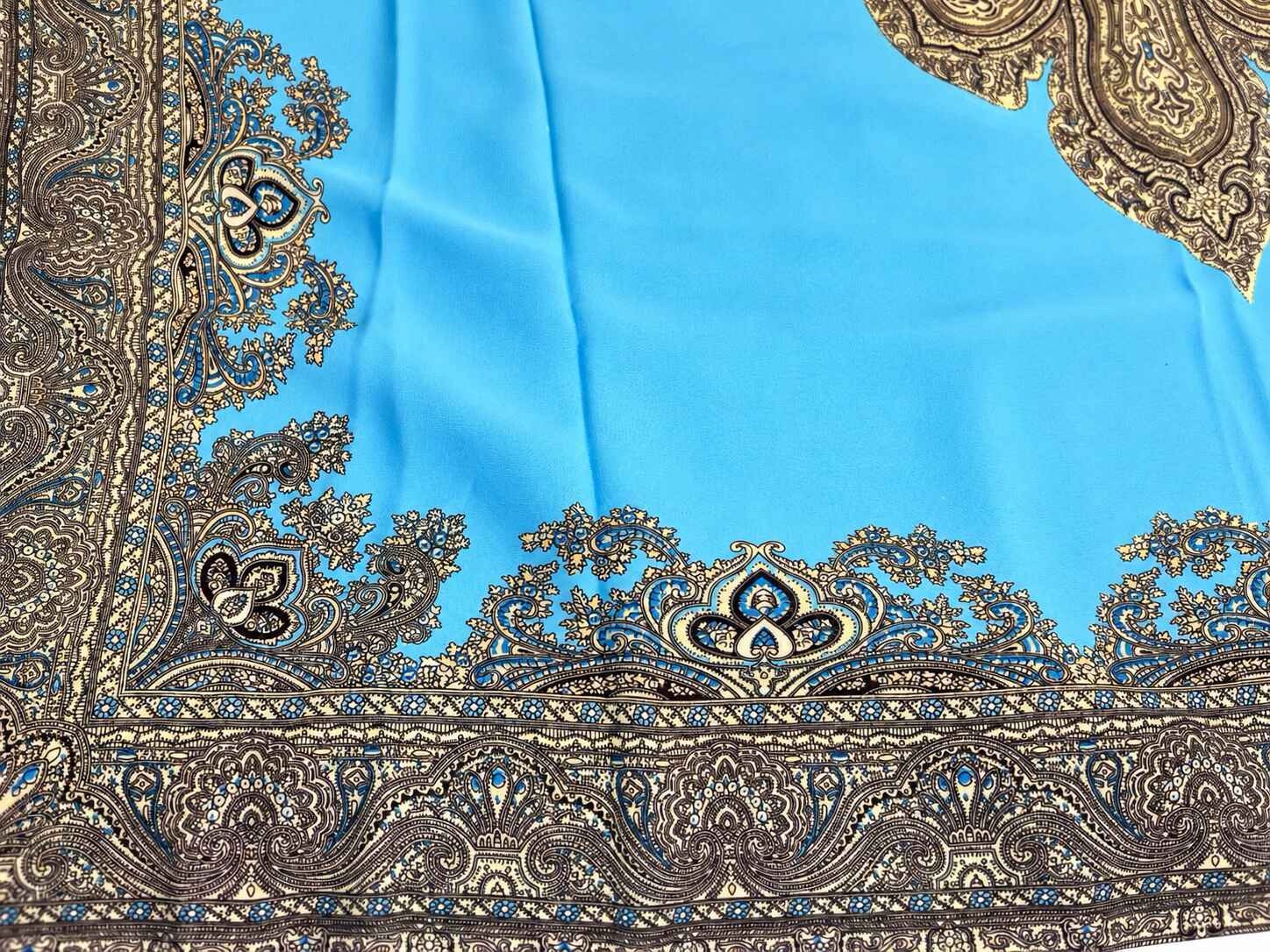 Light Blue Square light weight scarf - Image 3