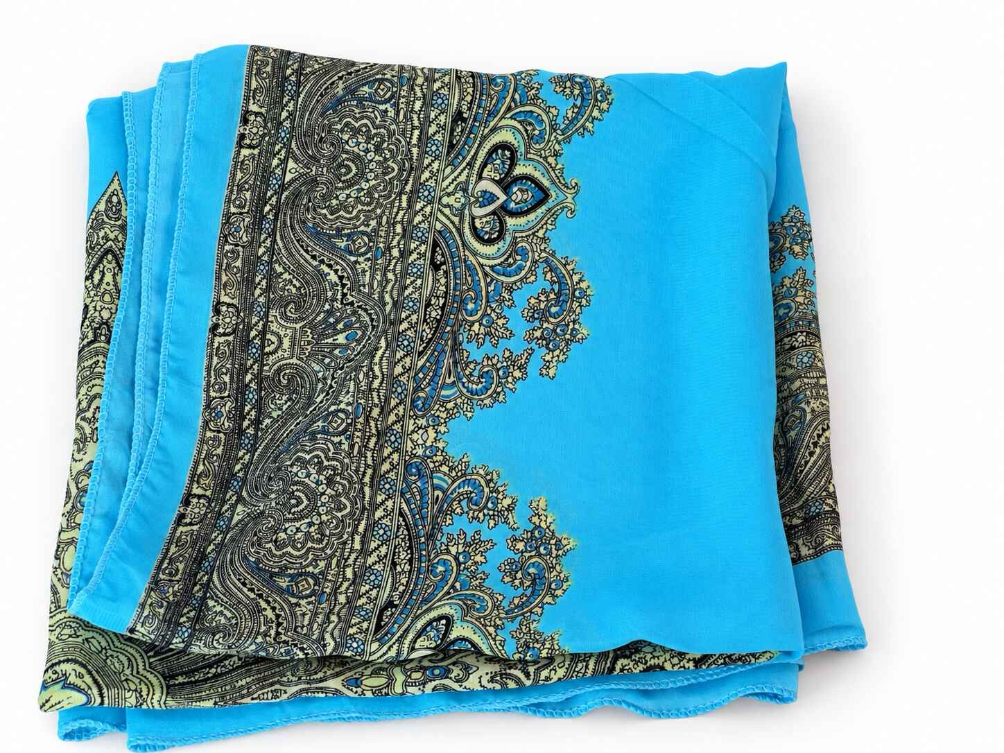 Light Blue Square light weight scarf