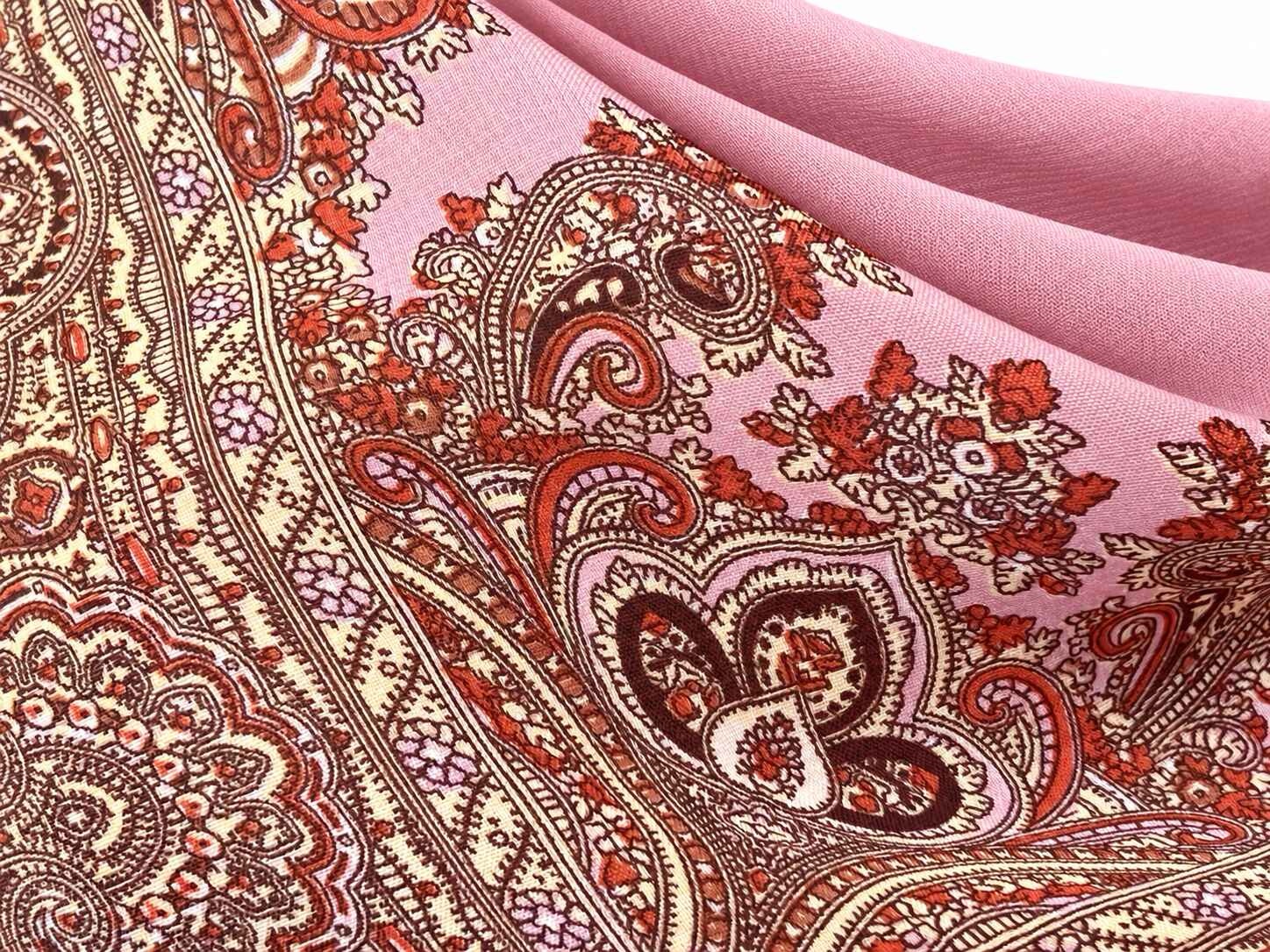 Pink Square light weight scarf - Image 7