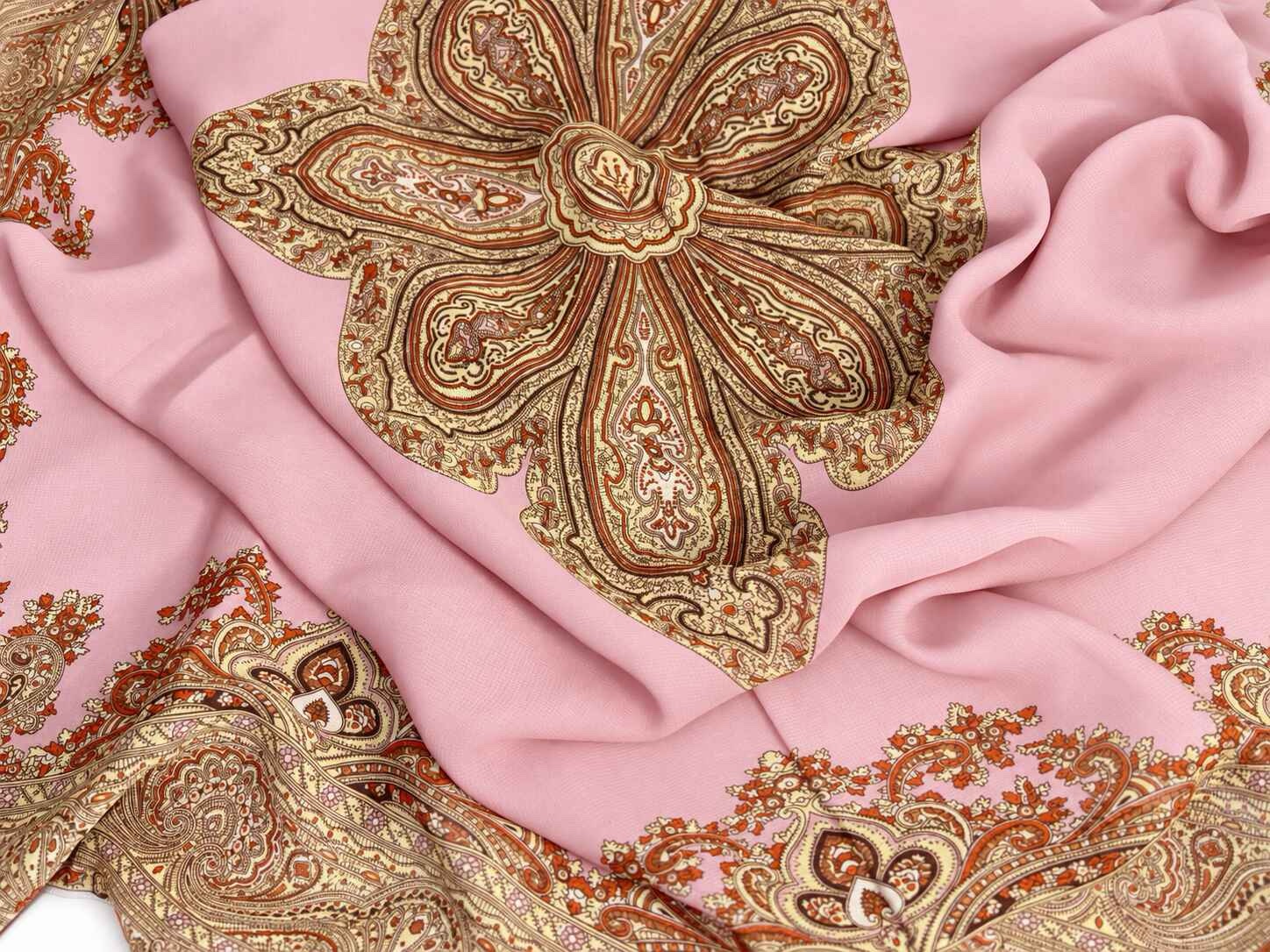 Pink Square light weight scarf - Image 6