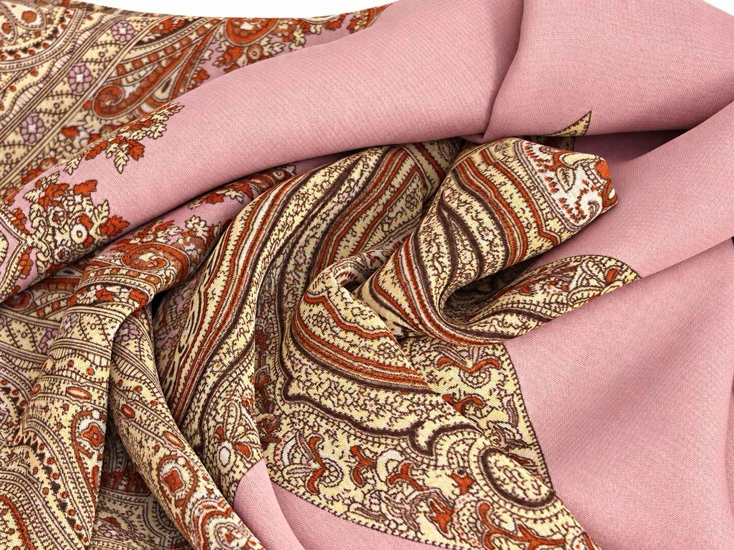 Pink Square light weight scarf - Image 8
