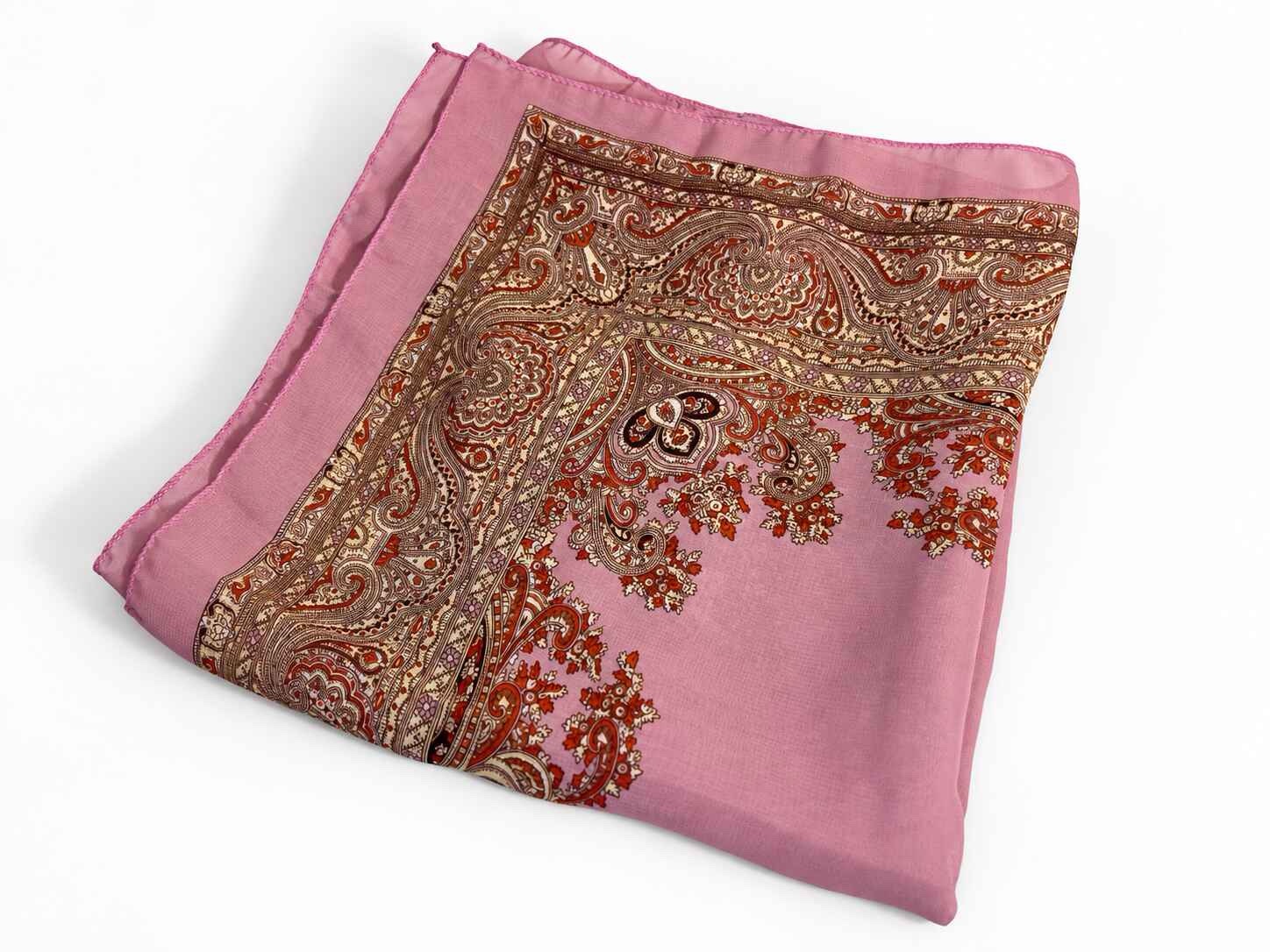 Pink Square light weight scarf