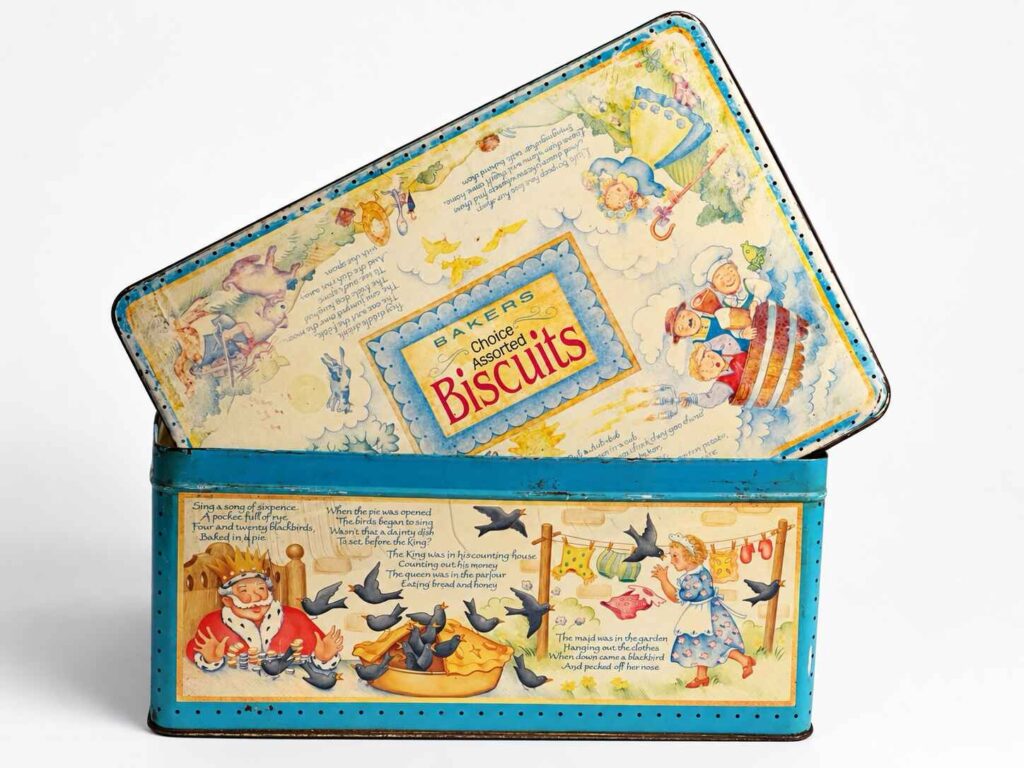 Bakers Nursery Rhyme Biscuit tin
