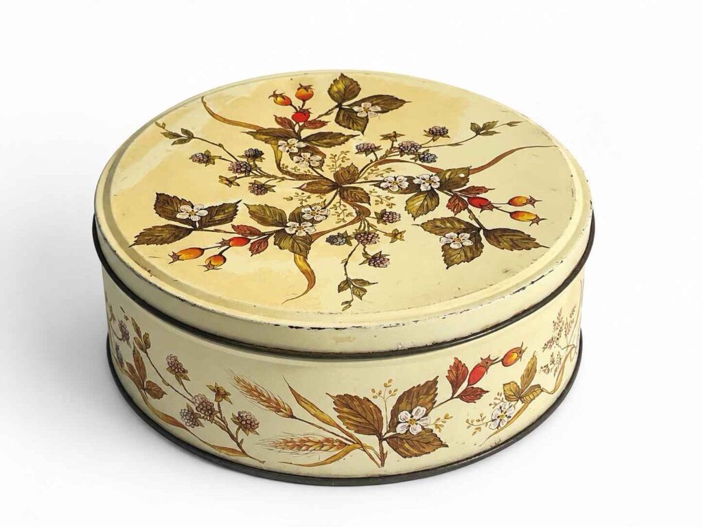 Wild rose harvest tin