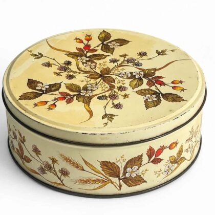 Wild rose harvest tin