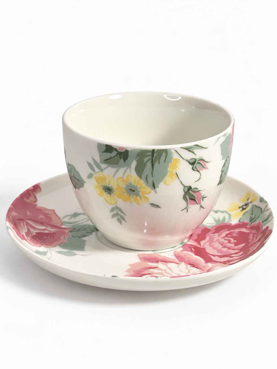 Vintage style Pink Rose unnamed tea set - Image 5