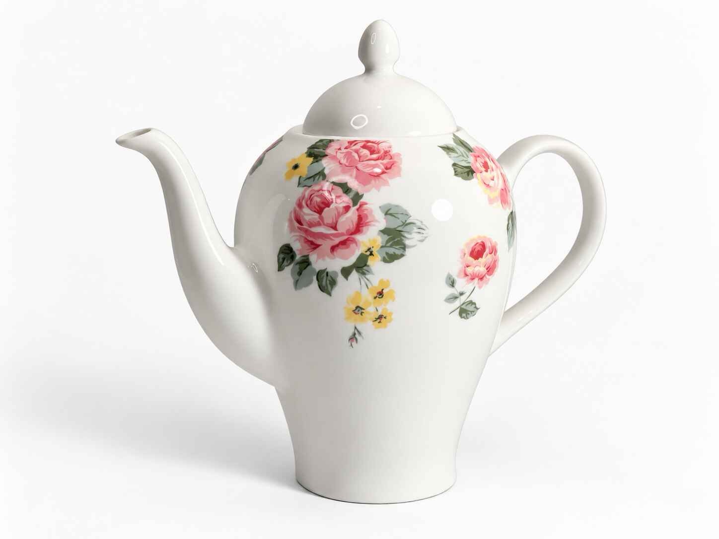Vintage style Pink Rose unnamed tea set - Image 8