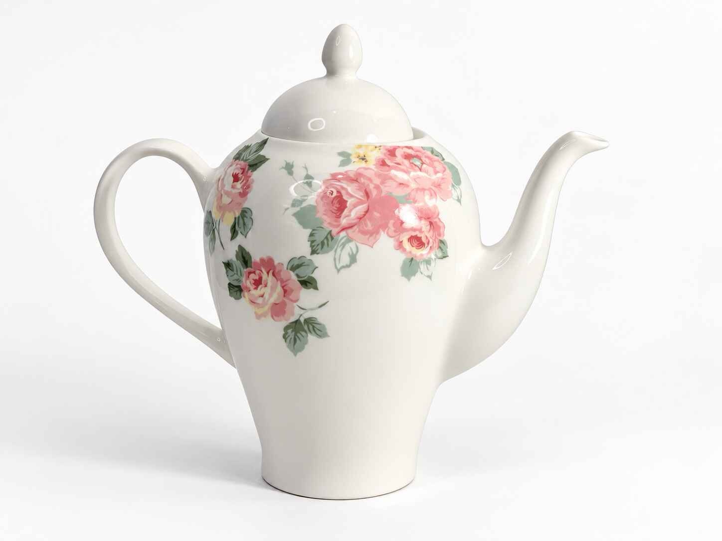 Vintage style Pink Rose unnamed tea set - Image 9