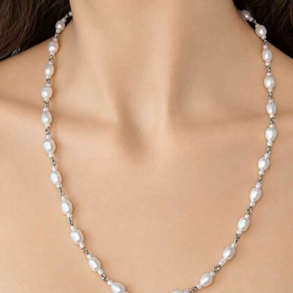 Lindsay Fresh Water Pearl Link necklace